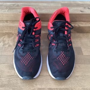 Nike Zoom Winflo 2 Black & Orange Running Shoe Size US 9.5